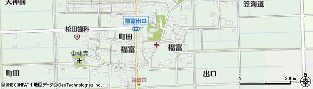 岐阜県岐阜市福富686周辺の地図