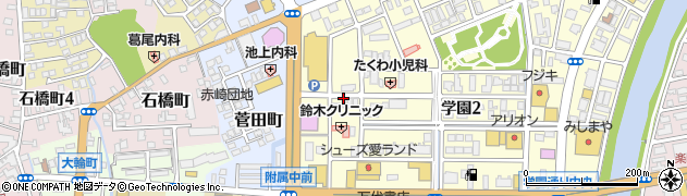 島根県松江市学園2丁目周辺の地図