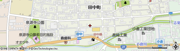 京都府舞鶴市田中町周辺の地図