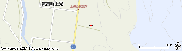 鳥取県鳥取市気高町上光495周辺の地図
