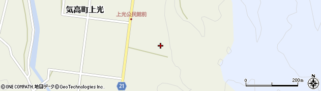鳥取県鳥取市気高町上光496周辺の地図