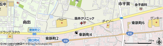 岐阜信用金庫東関支店周辺の地図