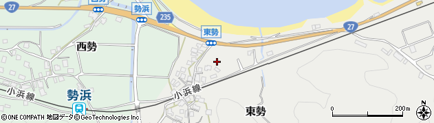 福井県小浜市東勢周辺の地図