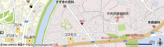 橋本周辺の地図
