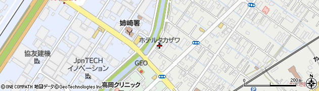 ホテルタカザワ姉崎店周辺の地図