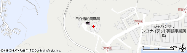 ジャパンマリンユナイテッド株式会社　舞鶴事業所ＪＭＵディフェンスシステムズ舞鶴営業室周辺の地図