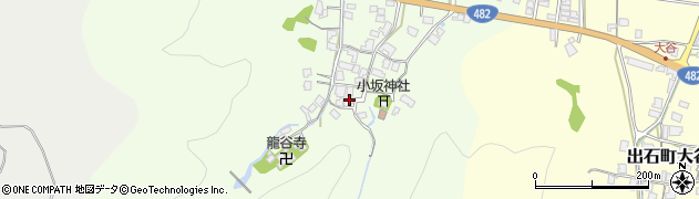 兵庫県豊岡市出石町三木158周辺の地図