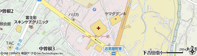 ケーヨーデイツー富士吉田店周辺の地図