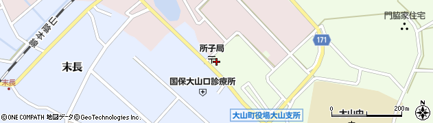 鳥取県西伯郡大山町所子524周辺の地図