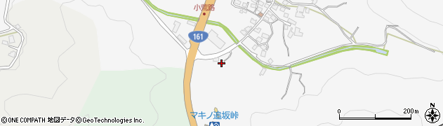 滋賀県高島市マキノ町小荒路843周辺の地図