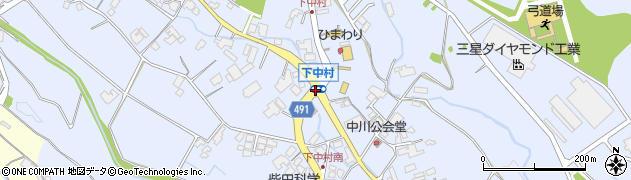 下中村周辺の地図