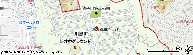 神奈川県横浜市旭区川島町3018-22周辺の地図