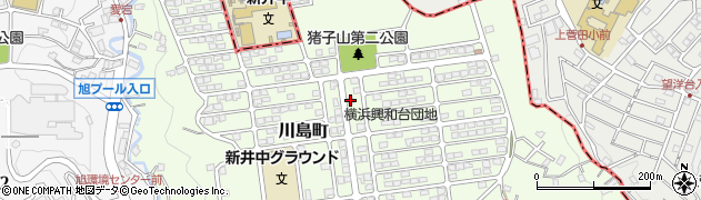 神奈川県横浜市旭区川島町3018周辺の地図