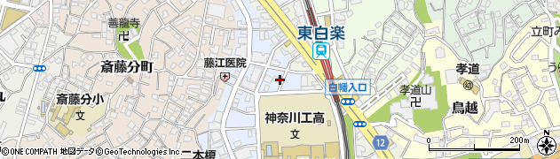 神奈川県横浜市神奈川区平川町周辺の地図