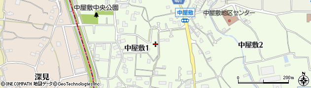 神奈川県横浜市瀬谷区中屋敷周辺の地図