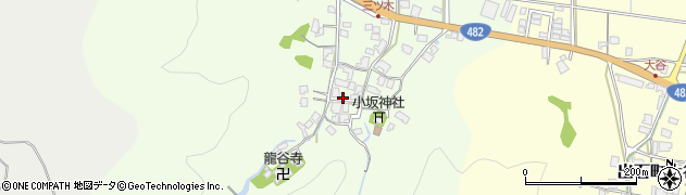 兵庫県豊岡市出石町三木77周辺の地図
