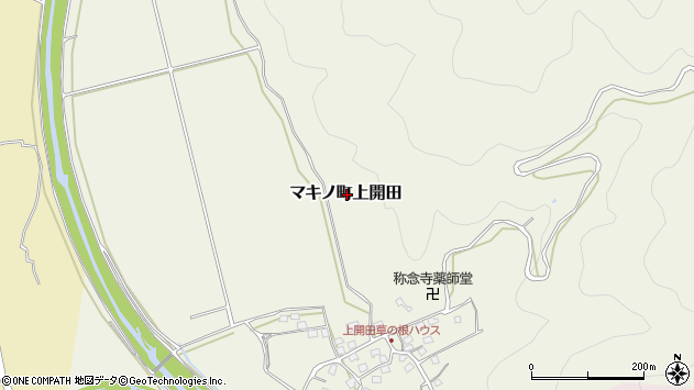 〒520-1831 滋賀県高島市マキノ町上開田の地図