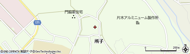 鳥取県西伯郡大山町所子377周辺の地図