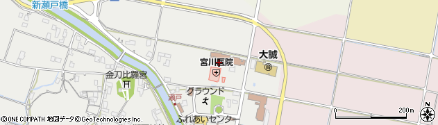 鳥取県東伯郡北栄町瀬戸周辺の地図