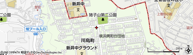 神奈川県横浜市旭区川島町3018-6周辺の地図