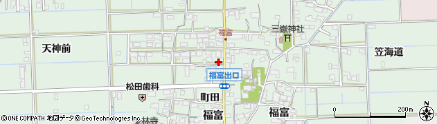 岐阜県岐阜市福富天神前169周辺の地図