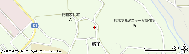 鳥取県西伯郡大山町所子391周辺の地図
