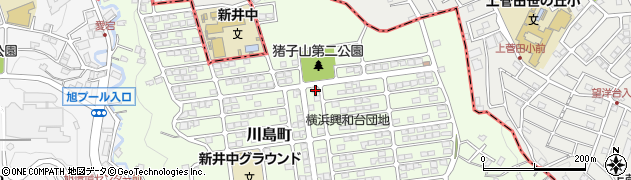 神奈川県横浜市旭区川島町3018-27周辺の地図