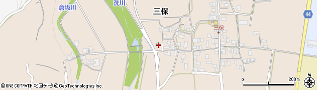 鳥取県東伯郡琴浦町三保461周辺の地図