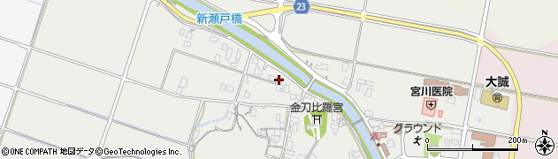 鳥取県東伯郡北栄町瀬戸278周辺の地図