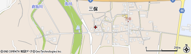 鳥取県東伯郡琴浦町三保369周辺の地図