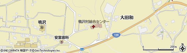 鳴沢村役場　鳴沢村総合センター周辺の地図