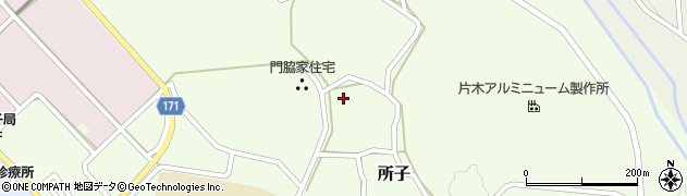 鳥取県西伯郡大山町所子372周辺の地図