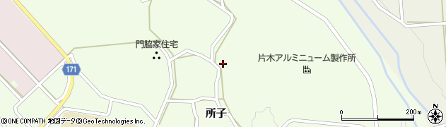 鳥取県西伯郡大山町所子394周辺の地図