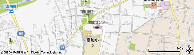 富加町役場　児童センター周辺の地図