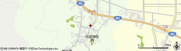 兵庫県豊岡市出石町三木47周辺の地図