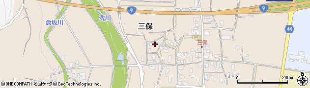 鳥取県東伯郡琴浦町三保352周辺の地図
