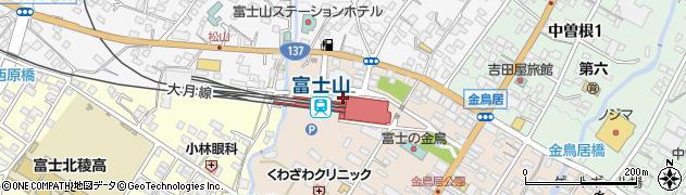 魚民 富士山駅前店周辺の地図
