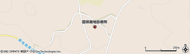 恵那市飯地振興事務所周辺の地図