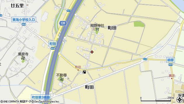 〒290-0267 千葉県市原市町田の地図