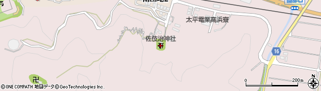 佐伎治神社周辺の地図