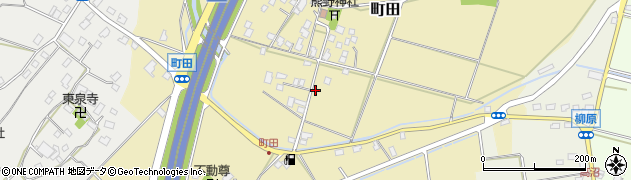 千葉県市原市町田周辺の地図