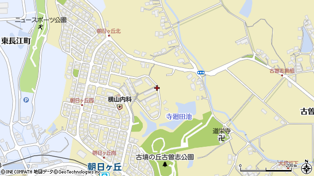 〒690-0151 島根県松江市古曽志町の地図