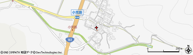滋賀県高島市マキノ町小荒路506周辺の地図