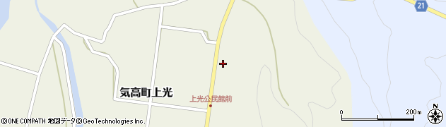 鳥取県鳥取市気高町上光533周辺の地図