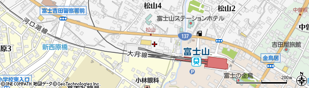 吉田うどんふじや周辺の地図