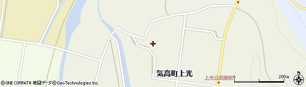 鳥取県鳥取市気高町上光432周辺の地図