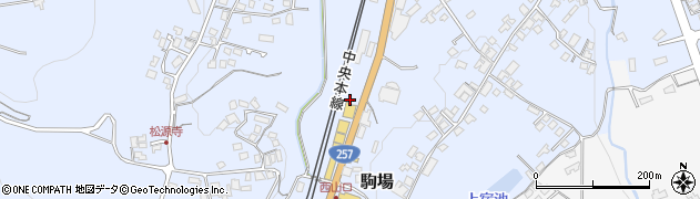 だいこく家 中津川店周辺の地図