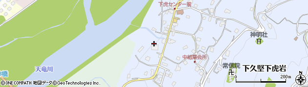 長野県飯田市下久堅下虎岩2500周辺の地図