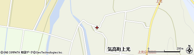 鳥取県鳥取市気高町上光428周辺の地図