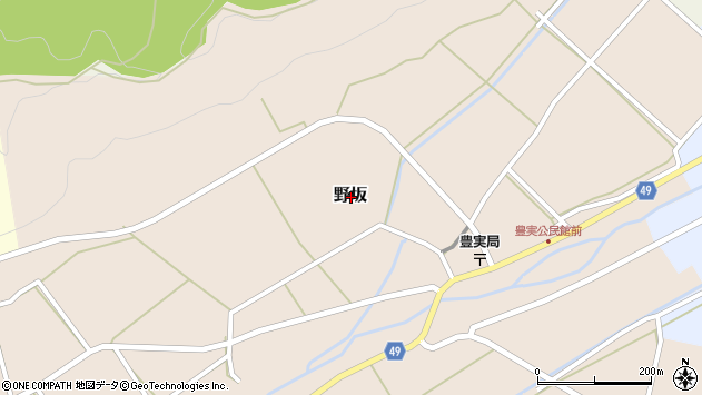 〒680-1413 鳥取県鳥取市野坂の地図